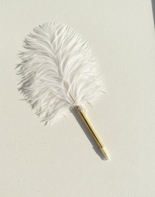 White Feather Pen